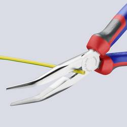 Knipex 26 25 200 pro elektroniku a jemnou mechaniku ploché jehlové kleště 40° zahnuté vanadová elektrikářská ocel 200 mm