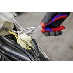 Knipex 26 25 200 pro elektroniku a jemnou mechaniku ploché jehlové kleště 40° zahnuté vanadová elektrikářská ocel 200 mm
