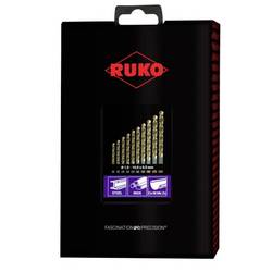 RUKO 228214RO HSSE-Co 5 sada spirálových vrtáku do kovu 19dílná 1 mm, 1.5 mm, 2 mm, 2.5 mm, 3 mm, 3.5 mm, 4 mm, 4.5 mm, 5 mm, 5.5 mm, 6 mm, 6.5 mm, 7 mm, 7.5