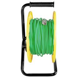 LogiLink CQ5060S RJ45 síťové kabely, propojovací kabely CAT 7 S/FTP 60 m zelenožlutá bez halogenů, Vyvíjí málo spalin, krytí PUR 1 ks