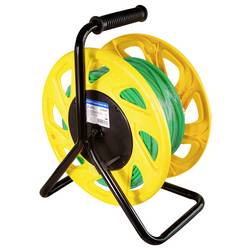 LogiLink CQ5060S RJ45 síťové kabely, propojovací kabely CAT 7 S/FTP 60 m zelenožlutá bez halogenů, Vyvíjí málo spalin, krytí PUR 1 ks
