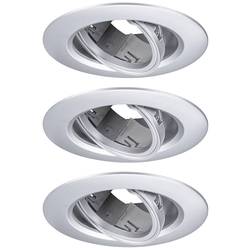 Paulmann 92110 vestavné svítidlo, LED, GU10, chrom (matný), sada 3 ks