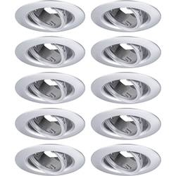 Paulmann 92116 vestavné svítidlo, LED, GU10, 100 W, chrom (matný), sada 10 ks