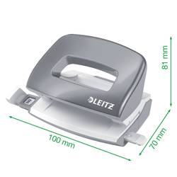 Leitz 50601026 kancelářská děrovačka červenobílá 10 listů (80 g/m²)