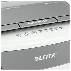 Leitz IQ Autofeed Small Office 50 P4 skartovačka 6 listů na kousky 4 x 28 mm P-4 20 l Křížový řez kancelářské sponky, sponky do sešívačky, kreditní karty