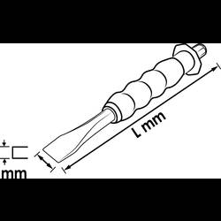 Vigor Plochý sekáč V6220-20