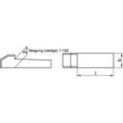 TOOLCRAFT ocel C45K klín s nosem (Ø x d) 8 mm x 50 mm 25 ks