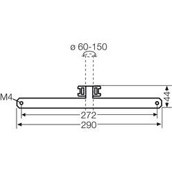 Hensel Mi MB 2 stožárové upevnění (š x v) 290 mm x 44 mm 1 ks