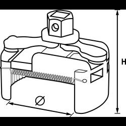 Vigor V4413 Upínací klíč k olejovému filtru