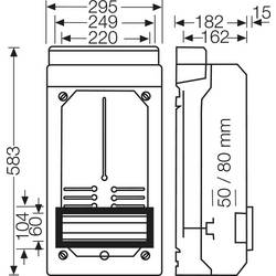 Hensel KV 9337 6100103 pouzdro 295 x 583 x 197 plast 1 ks