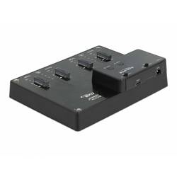 Delock 64124 USB-C®, DC zásuvka 3,5 mm dokovací stanice pro pevný disk s funkcí klonování