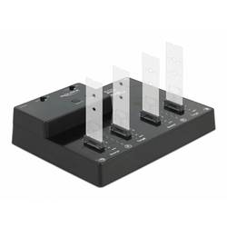 Delock 64124 USB-C®, DC zásuvka 3,5 mm dokovací stanice pro pevný disk s funkcí klonování