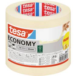 tesa UNIVERSAL 55338-00000-15 krepová lepicí páska béžová (d x š) 50 m x 30 mm 3 ks