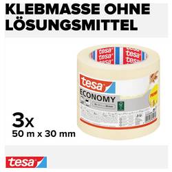 tesa UNIVERSAL 55338-00000-15 krepová lepicí páska béžová (d x š) 50 m x 30 mm 3 ks
