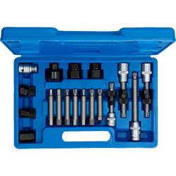 Brilliant Tools BT571020 Sada bitů a nástrčných klíčů pro alternátoru, 18 ks