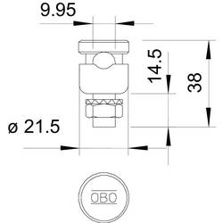 OBO Bettermann 5304164 5001 N-FT montážní příslušenství 20 ks