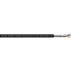 LAPP 2170906/1000 ethernetový síťový kabel ETHERLINE® TRAIN FLEX 2 x 2 x 0.34 mm² černá 1000 m