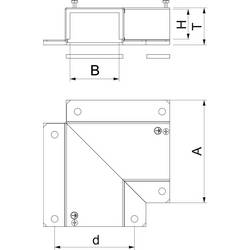 OBO Bettermann 7216430 Protipožární kanál plochý úhel (š x v) 250 mm x 100 mm 1 ks