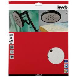 kwb 492112 sada brusného papíru pro delta brusky Zrnitost 120 (Ø) 225 mm 5 ks