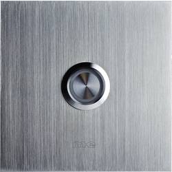 m-e modern-electronics 41012 deska zvonku 1násobné stříbrná 8-24 V AC/DC/1 A