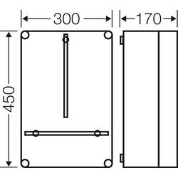 Hensel Mi 2300 2000076 pouzdro 300 x 450 x 170 plast 1 ks