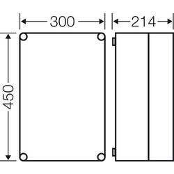 Hensel Mi 0310 2000004 pouzdro 300 x 450 x 214 plast 1 ks