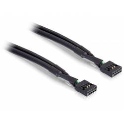 Delock napájecí kabel 50 cm černá