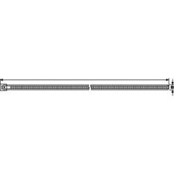HellermannTyton 115-00004, LR55R-PA66-YE-Q1, stahovací pásky, 4.80 mm, 196 mm, žlutá, rozpojitelná, žárově stabilizované , 25 ks
