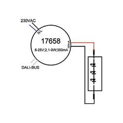 Brumberg 17658000 napájecí zdroj pro LED 9 W 350 mA 6 - 25 V stmívatelný 1 ks