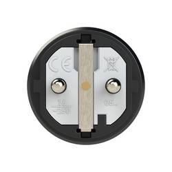PCE 0511-sr zástrčka guma, termoplast 250 V černá, červená IP54