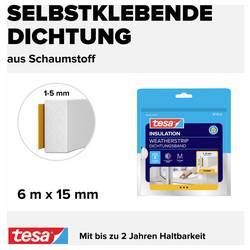 tesa UNIVERSAL 55604-00100-00 těsnicí páska tesaMOLL® bílá (d x š) 6 m x 15 mm 1 ks
