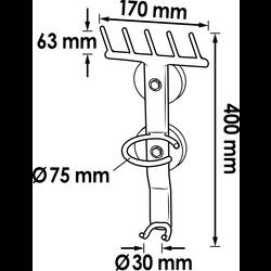 Vigor V6742 Magnetický držák nářadí #####Werkzeug-Magnethalter
