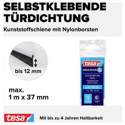 tesa STANDARD 05433-00102-00 Door sealing rail tesaMOLL® transparentní (d x š) 1 m x 40 mm 1 ks