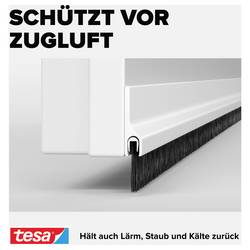 tesa FOR TEXTILES 05403-00100-00 Door sealing rail tesaMOLL® bílá (d x š) 1 m x 40 mm 1 ks