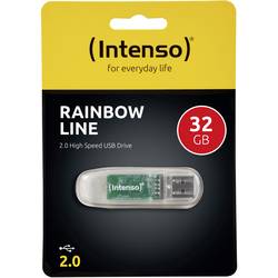 Intenso Rainbow Line USB flash disk 32 GB transparentní 3502480 USB 2.0