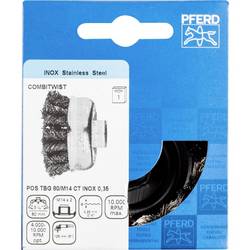 PFERD TOOLS Hrncový kartáč POS TBG 80/M14 CT INOX 0,35 43306063 1 ks