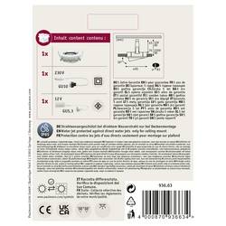 Paulmann Nova vestavné svítidlo do koupelny halogenová žárovka GU10 35 W IP65 bílá (matná), chrom