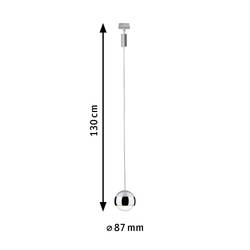Paulmann Capsule II svítidla do lištových systémů (230 V) URail pevně vestavěné LED 6 W LED chrom (matný), chrom