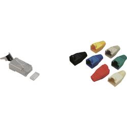 BKL Electronic 143305, RJ45 příslušenství, ochranná průchodka proti zlomu, počet pólů: 8P8C, šedá, 1 ks