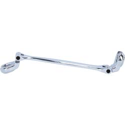 KS Tools 518.0529 Otevřený oboustranný očkový klíč, s dvojitým kloubem, 12 x 13 mm