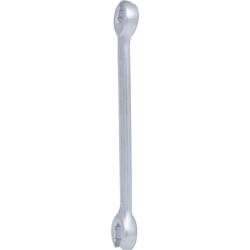 KS Tools 517.0253 Otevřený oboustranný očkový klíč, zahnutý, 9 x 11 mm