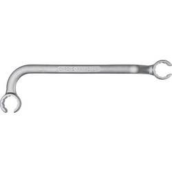 KS Tools 517.0057 Oboustranný očkový klíč pro vstřikovače, 17 x 17 mm