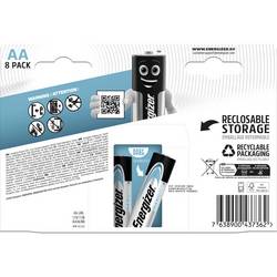Energizer Max Plus tužková baterie AA alkalicko-manganová, 1.5 V, 8 ks