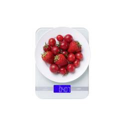 Sygonix digitální kuchyňská váha digitální Max. váživost=5 kg mléčné sklo 165 x 220 x 20