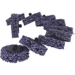 KS Tools 515.5086 Náhradní brusné kotouče, Ø 50 mm, kolečko, fialová, sada 10 kusů