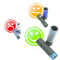 Sada nástrčných hlavic SlimPower Impact, extra dlouhá, 2 ks, 1/2, 17+19 mm KS Tools 515.0621