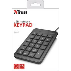 Trust Xalas USB číselná klávesnice černá
