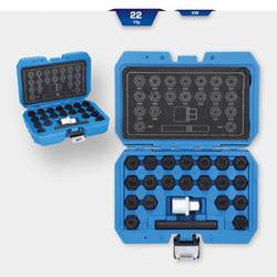 Sada zámků kol pro VW, 22 ks Brilliant Tools BT691390