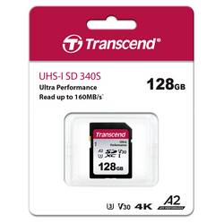 Transcend TS64GSDC340S paměťová karta SDXC 128 GB A1 Application Performance Class, A2 Application Performance Class, v30 Video Speed Class, UHS-Class 3