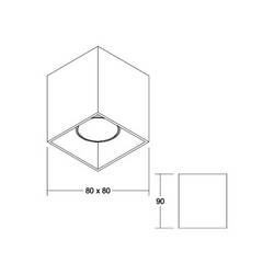 Brumberg 45131170 45131170 stropní svítidlo LED GU10 7.5 W bílá